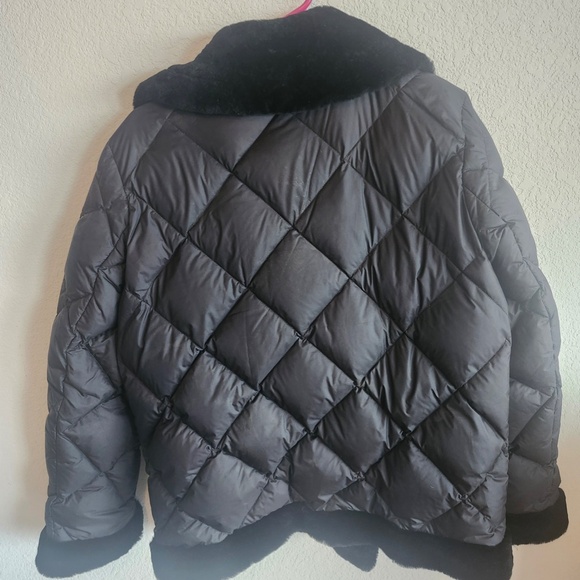 Blue Duck black puffer coat size M - Picture 4 of 6